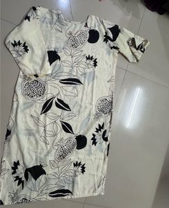 Floral Print Kurta