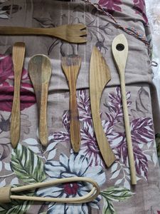 Wooden Kitchen Utensil Set