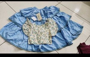 Light Blue Ruffle Set 4_5 Years