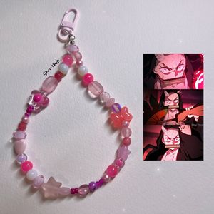 Demon Slayer Nezuko Themed Handmade Bag Charm