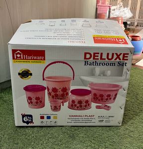 6-Piece Printed Bathset