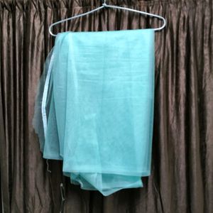 4 Mitter Saree Matirial And 2 Mit Net