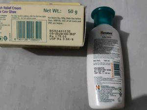 Himalaya Rash Cream &amp; Body Lotion