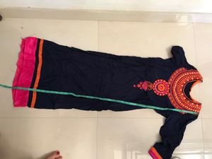 Cotton Pink Colour Kurti . Never Worn . Combo Of 3 Kurtis