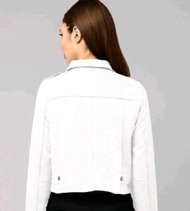 *NEW *Classic zipper suede biker jacket