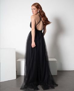 Black Sequin Gown