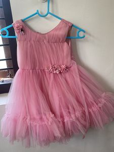 Cute Pink Party Wear Frock