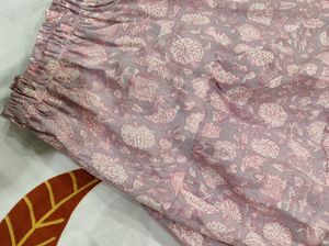 Floral long Ethnic Ruffled Skirt