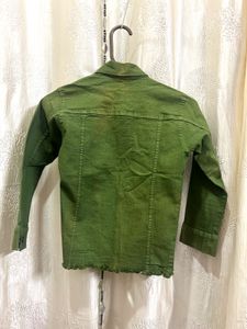 Green Denim Jacket