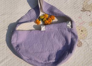 Lavender Crossbody Sling Bag