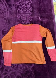 Colorful Striped Knit Cardigan