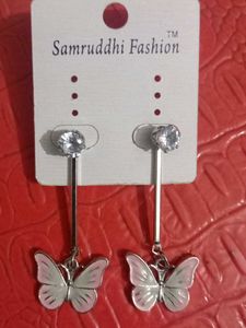 korean style Butterfly Drop Earrings
