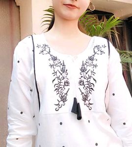 White Kurti