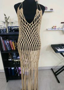 Macrame Cover Up Dress beach wear