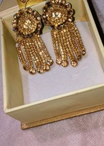 Golden Stone Earrings.