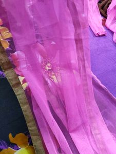 Pink &amp; Blue Ethnic Gown