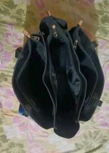 Black Tote Handbag