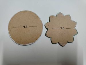 Beautiful Hand-Painted Mandala &amp; Mirror Wall