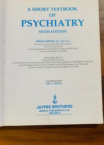 Short Textbook Of Psychiatry