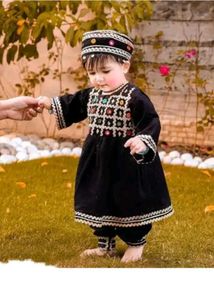 Girls Kashmiri Kurta Set