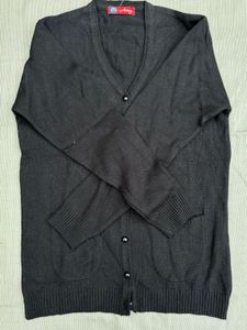 Black Cardigan Sweater