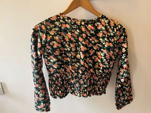 Floral Print Crop Top