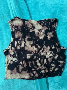 Bleach Dye Crop Tank