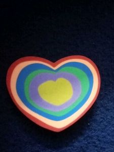 Rainbow Heart Eraser