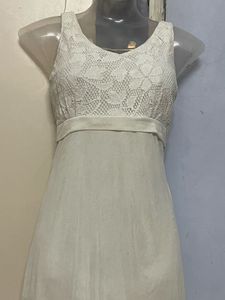 Pintrest Chochet White Lace Dress