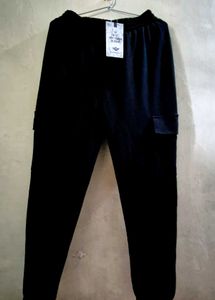 Black Cargo Sweatpants