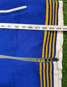 Stylish Blue Sleeveless Jacket