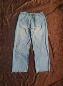 Wide Leg Denim Jeans