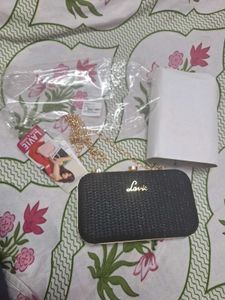 Lavie Black Clutch