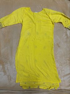Beautiful Yellow Kurti