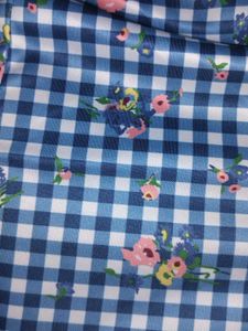 Floral Gingham Dress