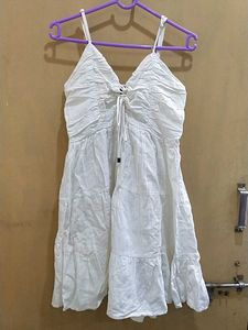 White Spaghetti Strap Dress