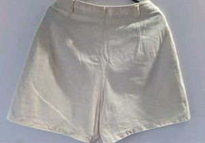 Cream Shorts