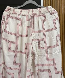 Combo - Set of 2 - Geometric Print Wide Leg Pants