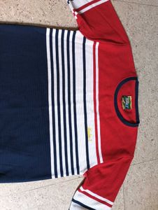 Striped Colorblock Crewneck