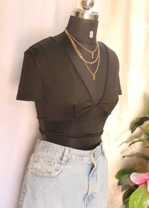 Urbanic Tie Up Crop Top