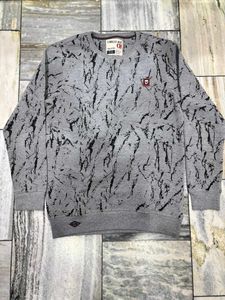 Stylish Grey Printed Sweatshirt