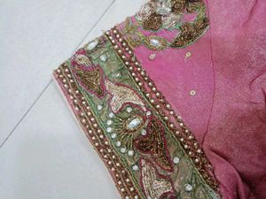 Saree With Stitched Blouse