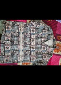 Imported Surplus Shirt Printed Drop shoulder