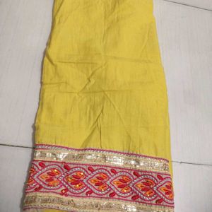 Yellow Patiyala Salwar Suit