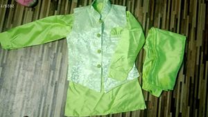 Festive Green Boys&#39; Kurta Set