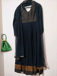 Black Anarkali Gown 🖤✨