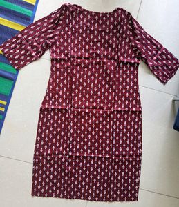 🆕 Anouk Maroon Kurta Set