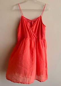 Flowy Coral Dress