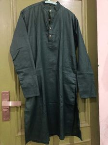 Dark Green Men's Kurta