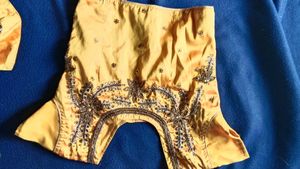 Embroidered Gold Blouse
